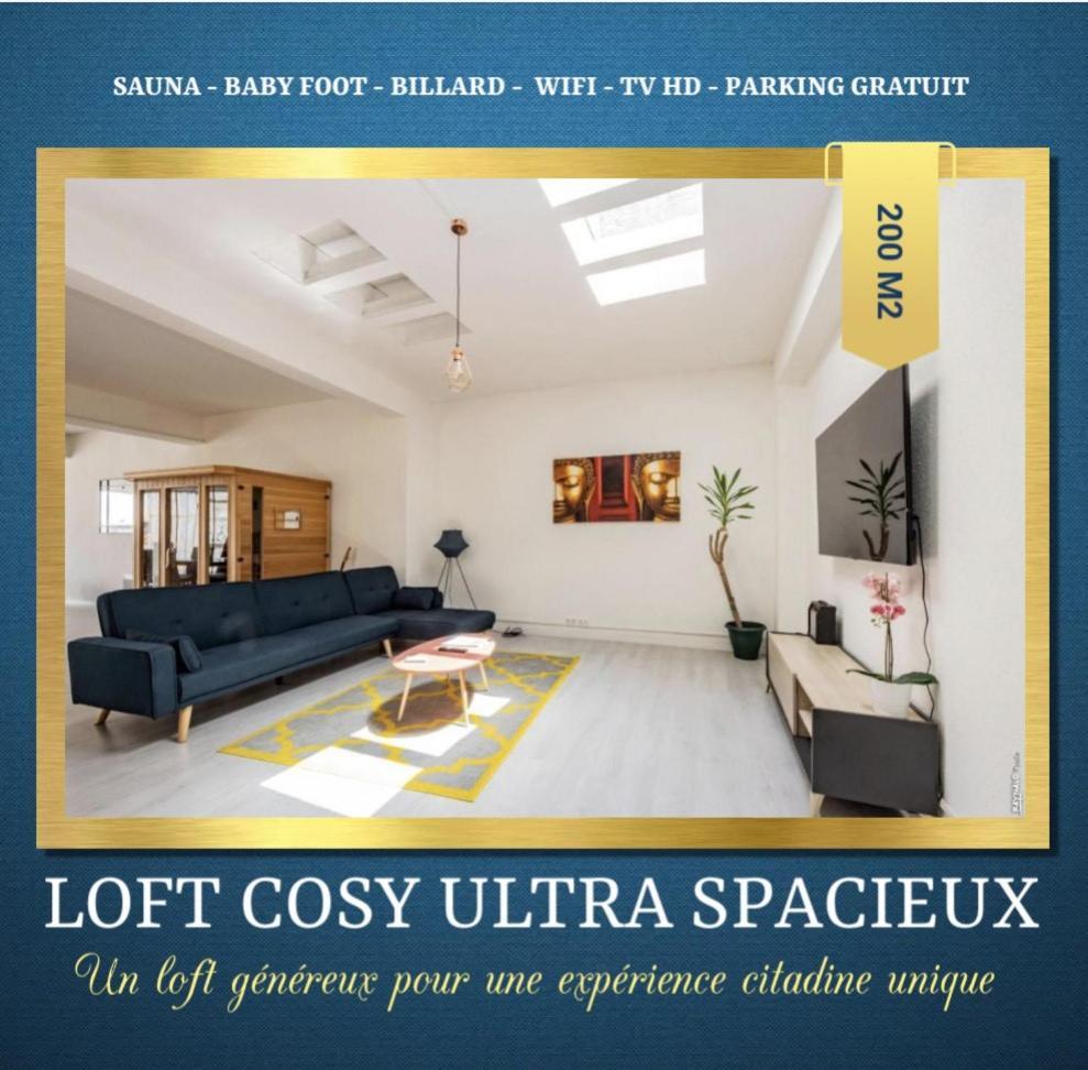 Loft Cosy - Hypercentre - Sauna - 200M2 - Wifi Graulhet Exterior photo
